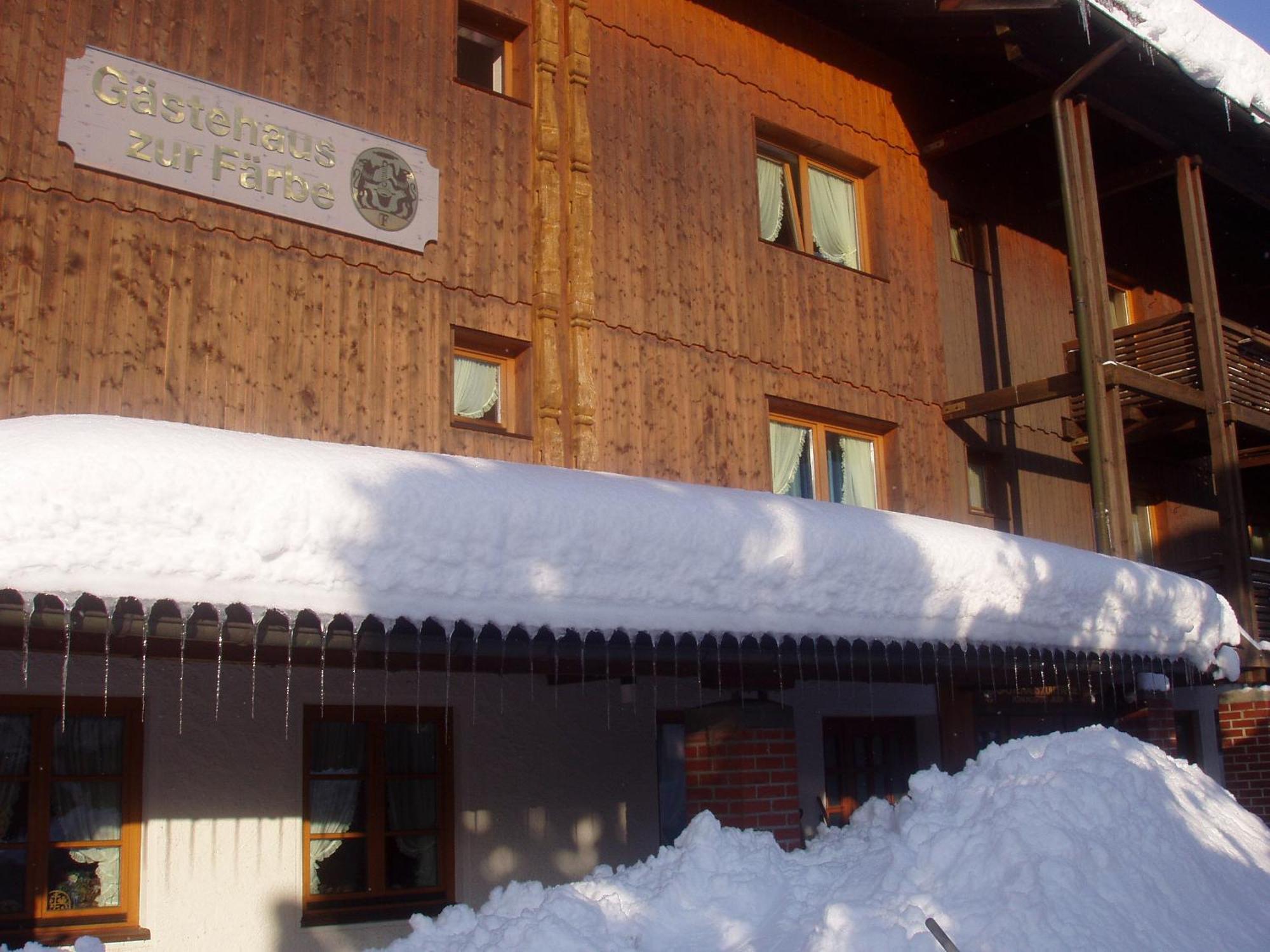 Gaestehaus Zur Faerbe Apartments Oberstdorf Exteriér fotografie